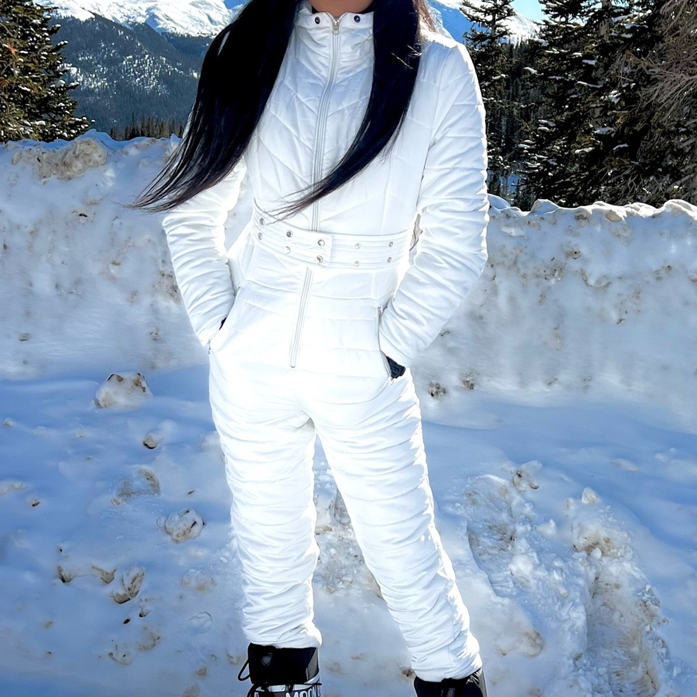Women's Elegant White Ski Jacket